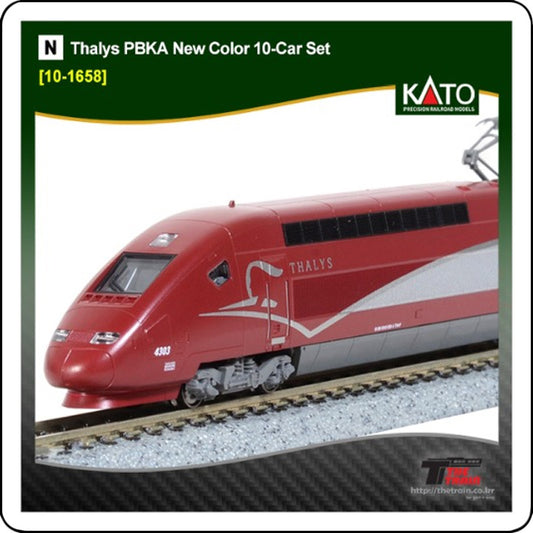 Kato 10-1658 Thalys PBKA New Painting 10 Cars Set (N scale)