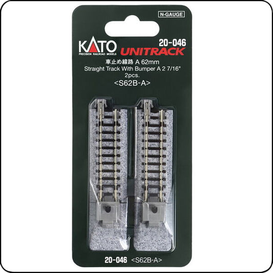 Kato 20-046 62mm (2 7/16") Puffer Typ A S62B-A (Spur N) 7078007