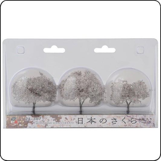 Kato 24-367 Japanischer Kirschblütenbaum 50mm (3 pcs.) (N scale)