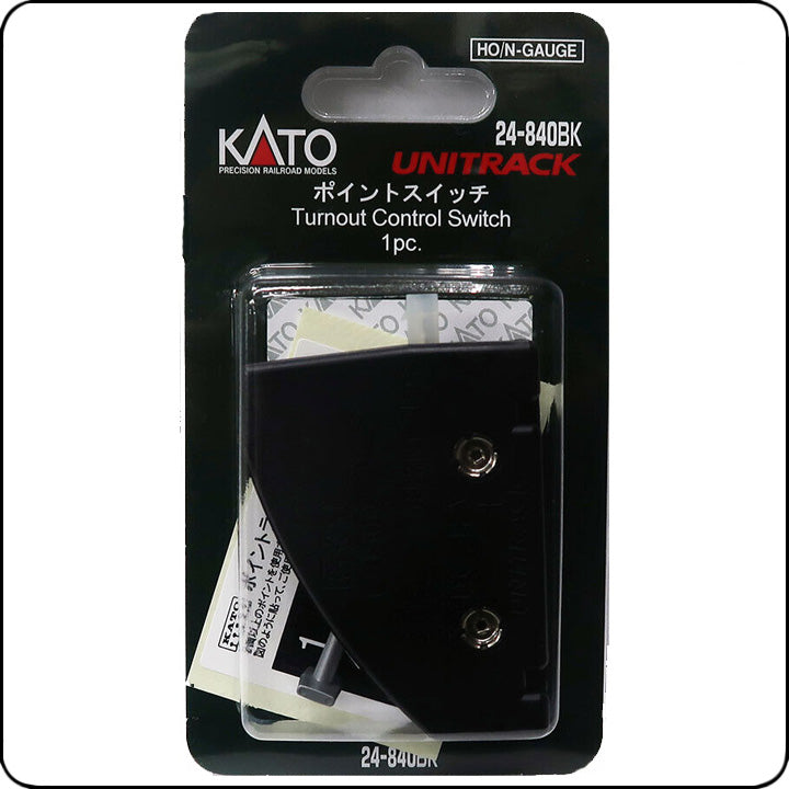 Kato 24-840BK Weichensteuerungsschalter (Schwarz) (Spur N/HO)