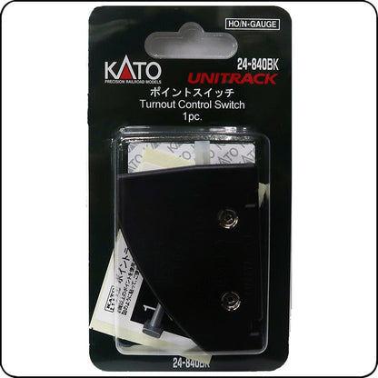 Kato 24-840BK Weichensteuerungsschalter (Schwarz) (Spur N/HO)