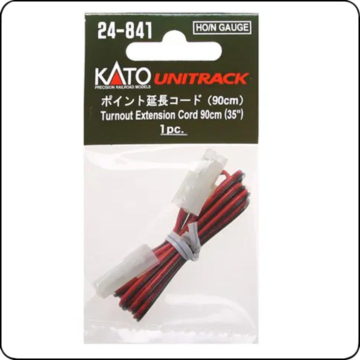 Kato 24-841 Turnout Verlängerungskabel (90 cm / 35 Zoll) – 7078502 – für Spur N / UNITRACK