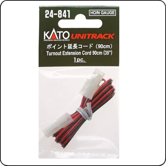 Kato 24-841 Turnout Verlängerungskabel (90 cm / 35 Zoll) – 7078502 – für Spur N / UNITRACK