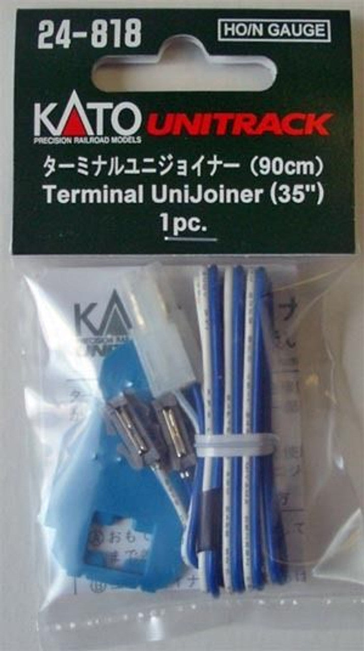 KATO 24-818 Unitrack Terminal UniJoiner 90cm Spur N H0 Anschlusskabel Neu